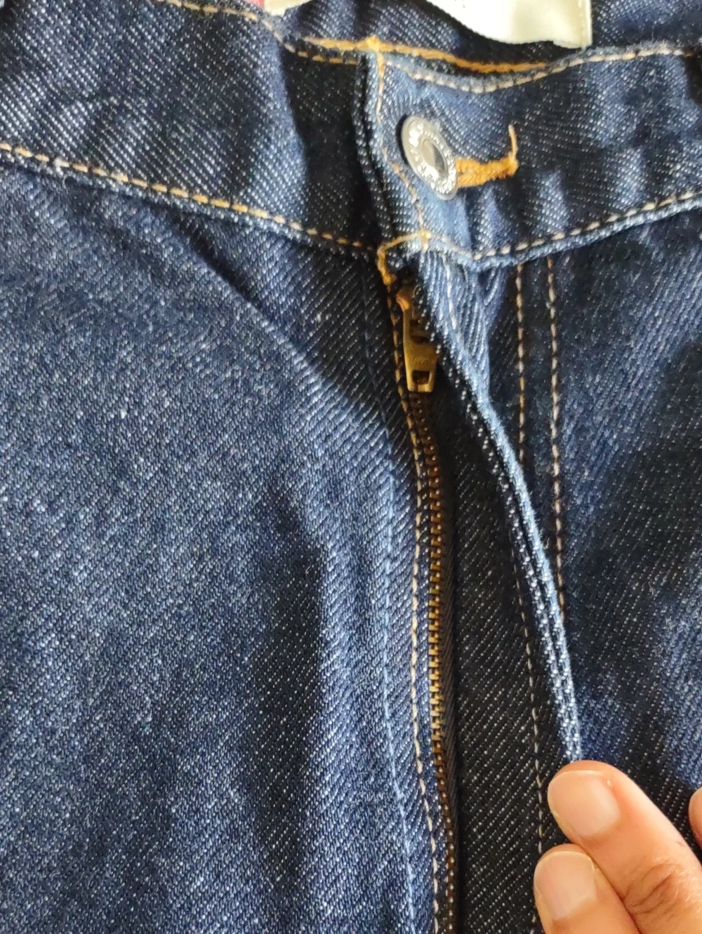 Levi's 38x32 505 Regular Fit Blue Jeans